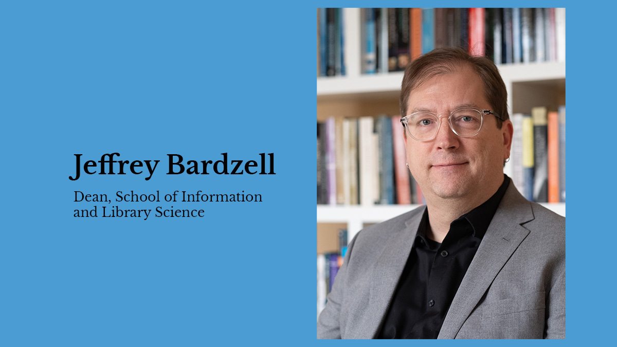 Graphic with a photo of Jeffrey Bardzell and reading 
